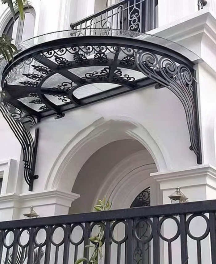 Decorative Iron Entrance Canopy