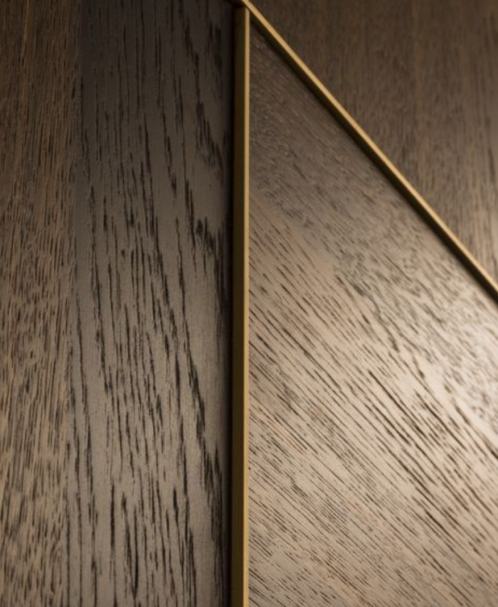 Decorative Wood Panel Metal Trim