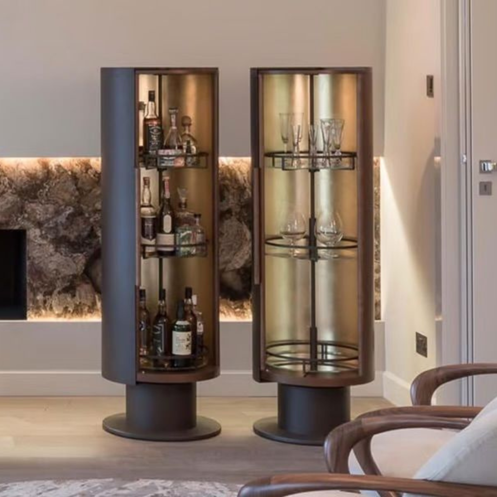 Gold Interior Rotating Iron Bar Unit