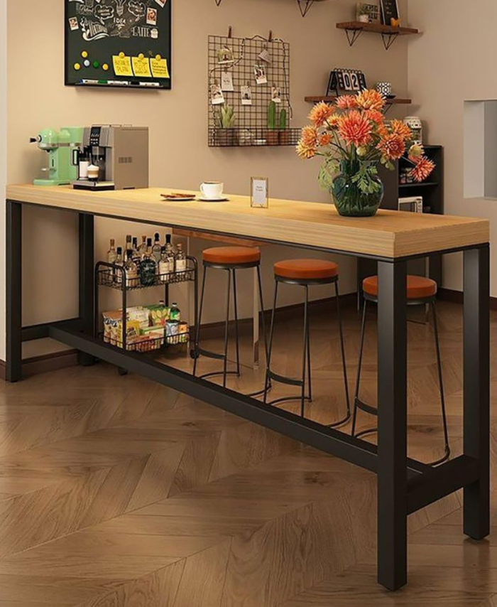 Industrial Cafe Counter Dining Table