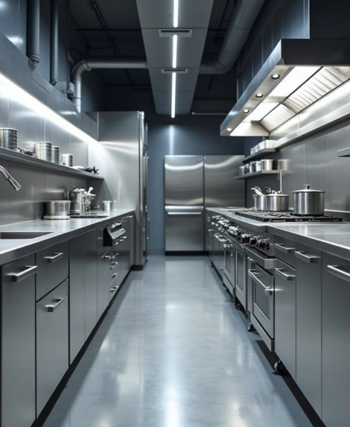 Industrial Commercial Modular Kitchen Cabinet