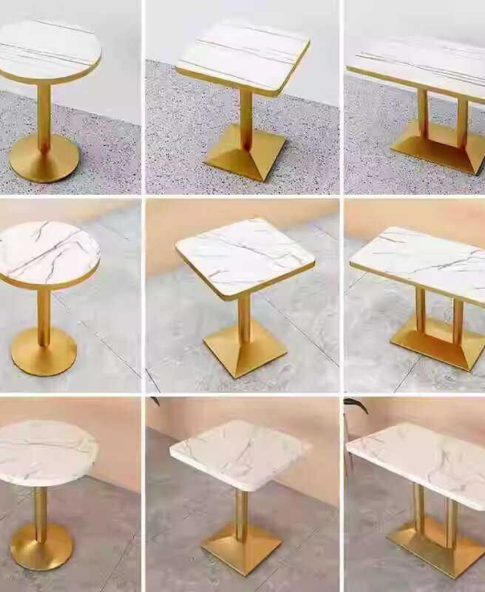 Marble Top Restaurant Dining Tables