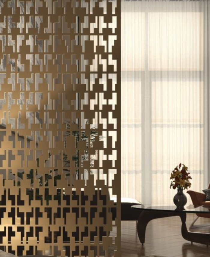 Modern Abstract Laser Cut Room Divider Panel