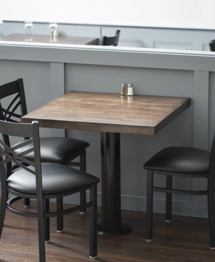 Modern Wooden Cafe Dining Set