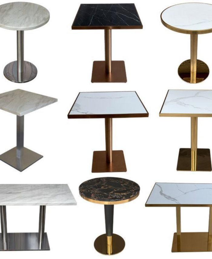 Premium Restaurant Metal Table Collection