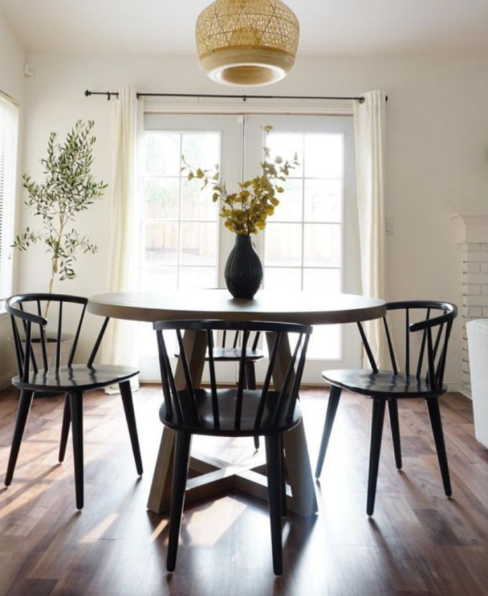 Restaurant Dining Chairs Black Finish