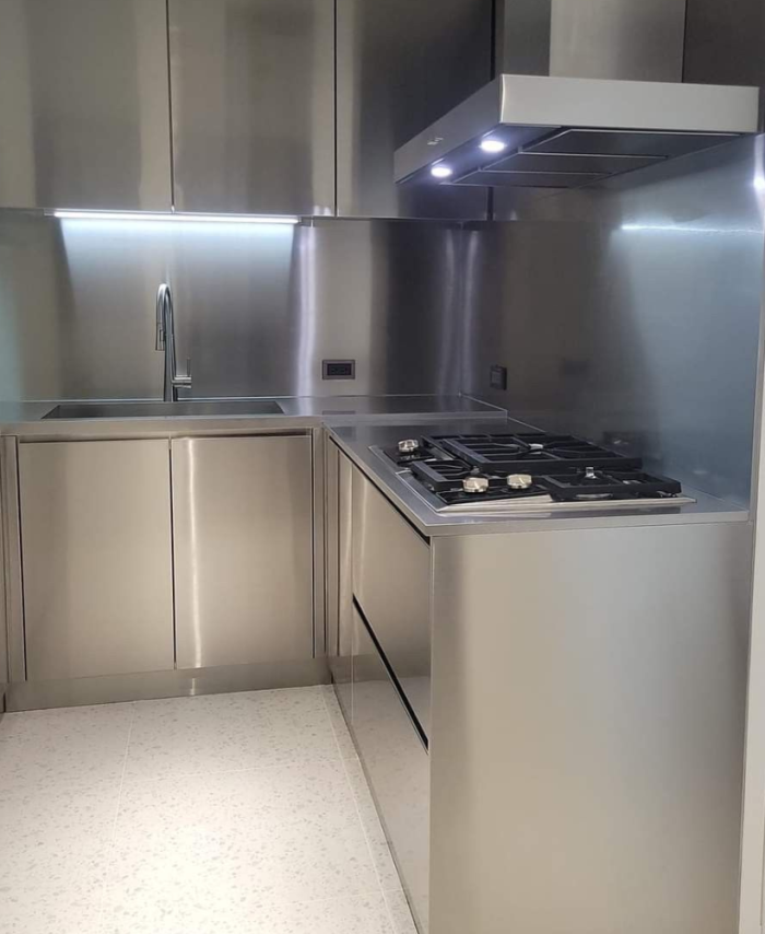 Stainless Steel Modular Metal Kitchen Cabinet
